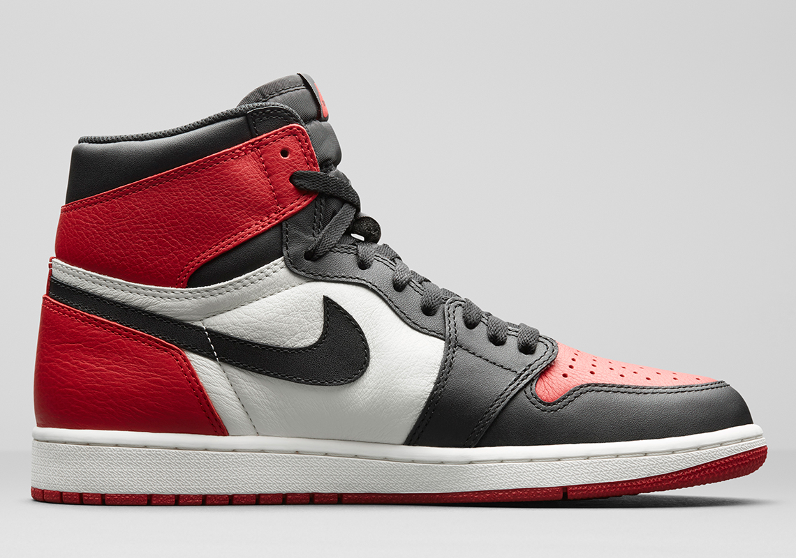 Air Jordan 1 Bred Toe 555088 610 Detailed Look 7