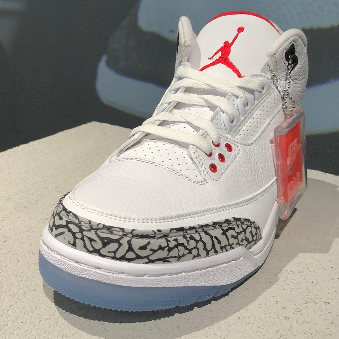 Air Jordan 3 White Cement Dunk Contest Clear Sole 5