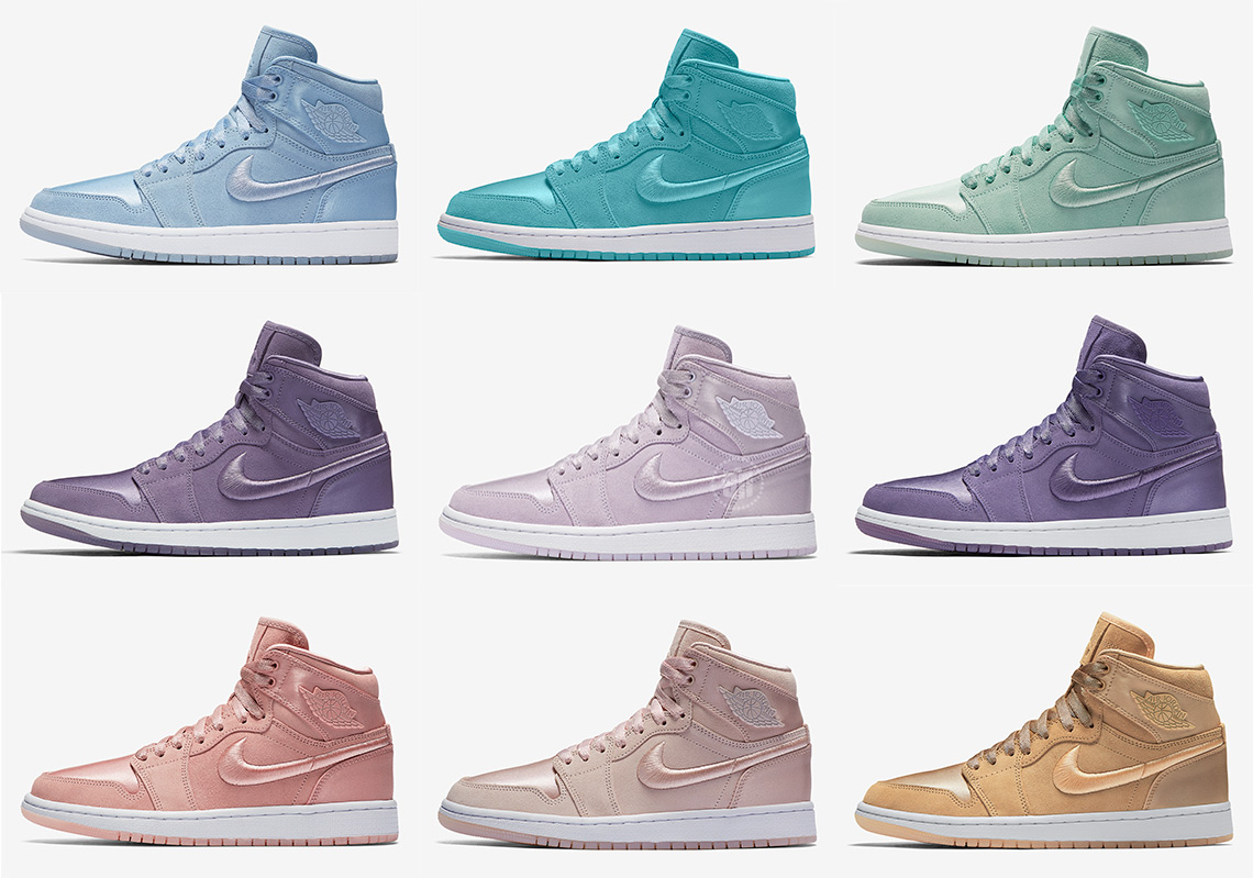 See All Ten Air Jordan 1 "Season Of Her" Colorways Releasing Next Thursday