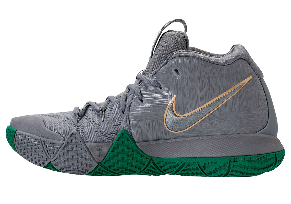 Nike Kyrie 4 Grey Green 943806 001 4