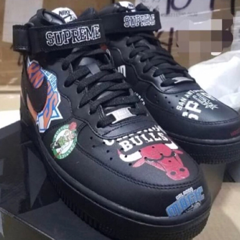 Supreme Nba Nike Air Force 1 Mid First Look 5