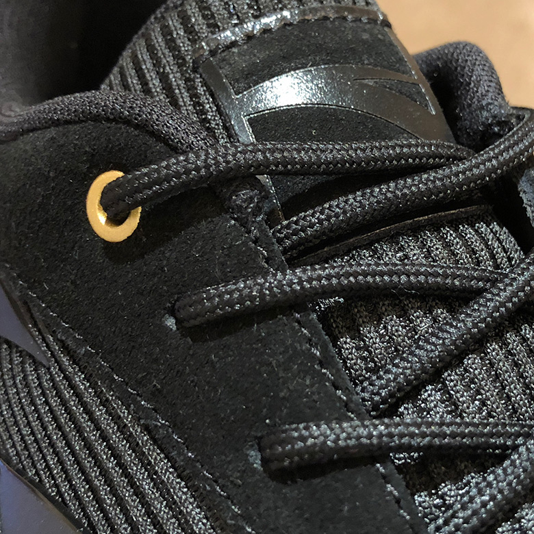 Anta Walker Version 1 Chunky Running Shoe Triple Black 5