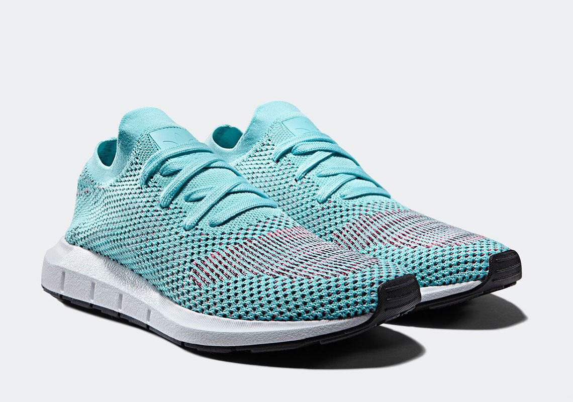 Adidas Swift Run Primeknit Teal Cq2034 2