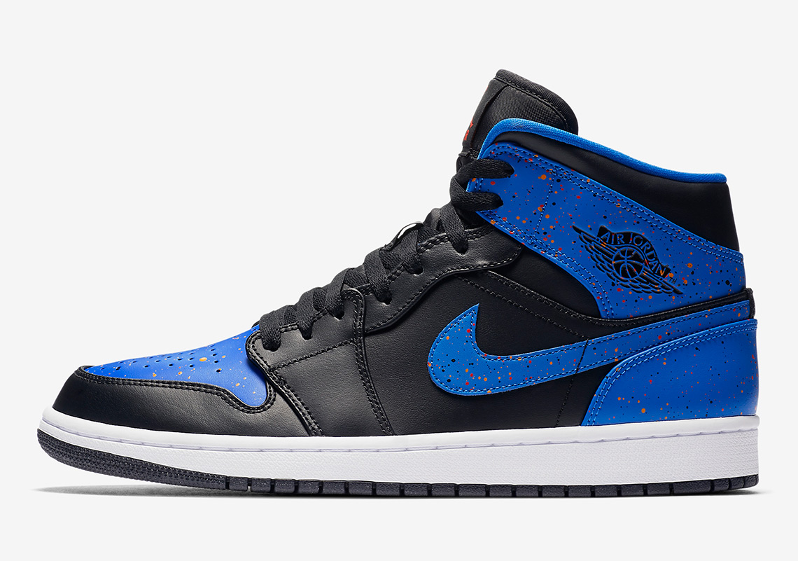Jordan Brand Drops A Paint-Splattered Air Jordan 1 Mid "Royal"