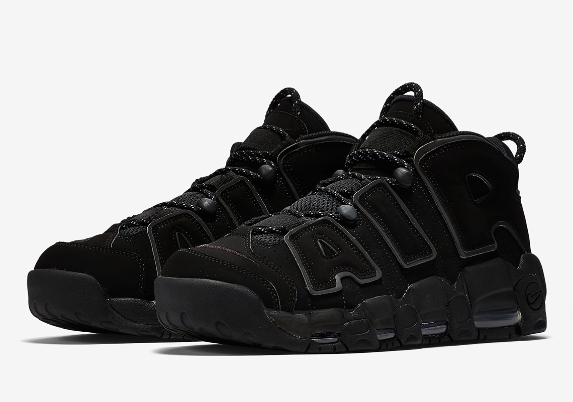 Nike Air More Uptempo Triple Black Release Info 5