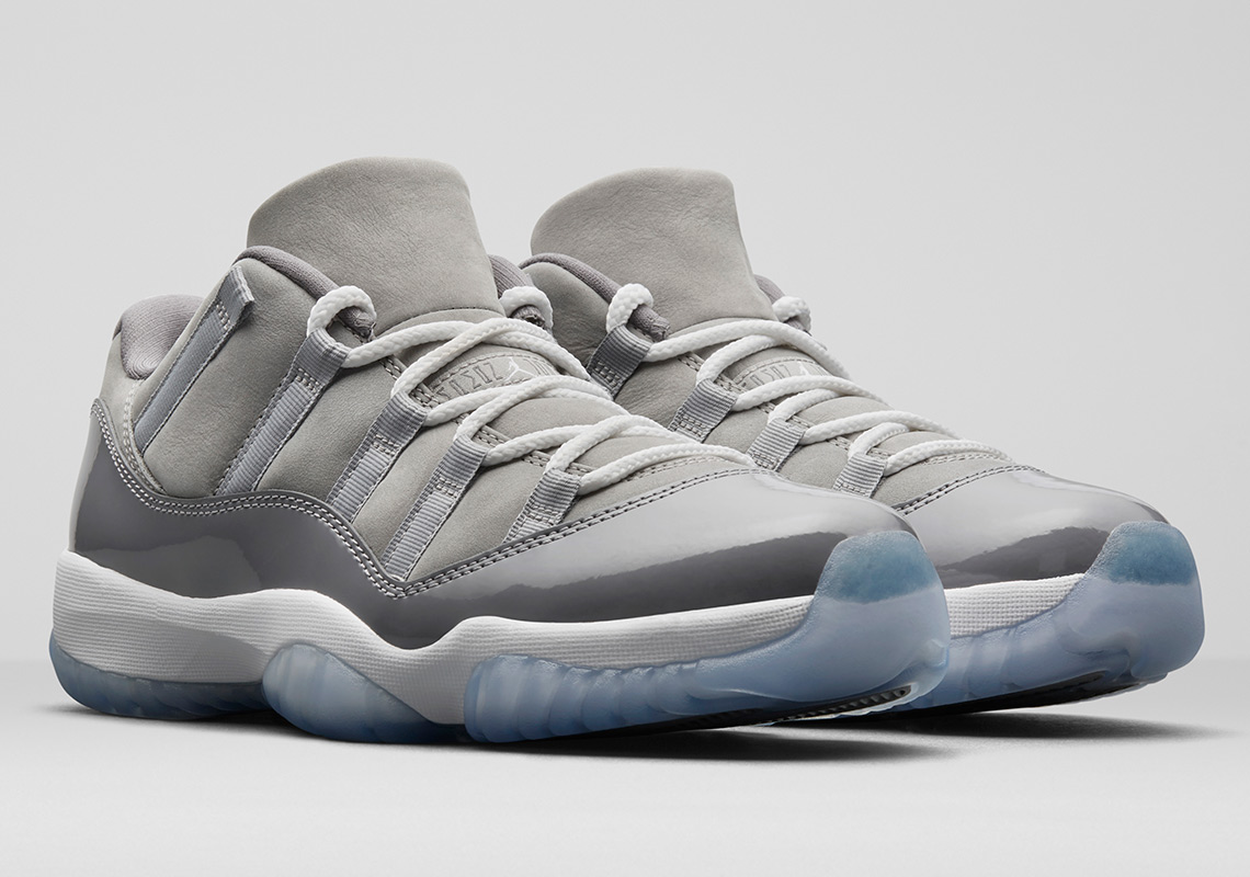 528895 003 Jordan 11 Low Cool Grey