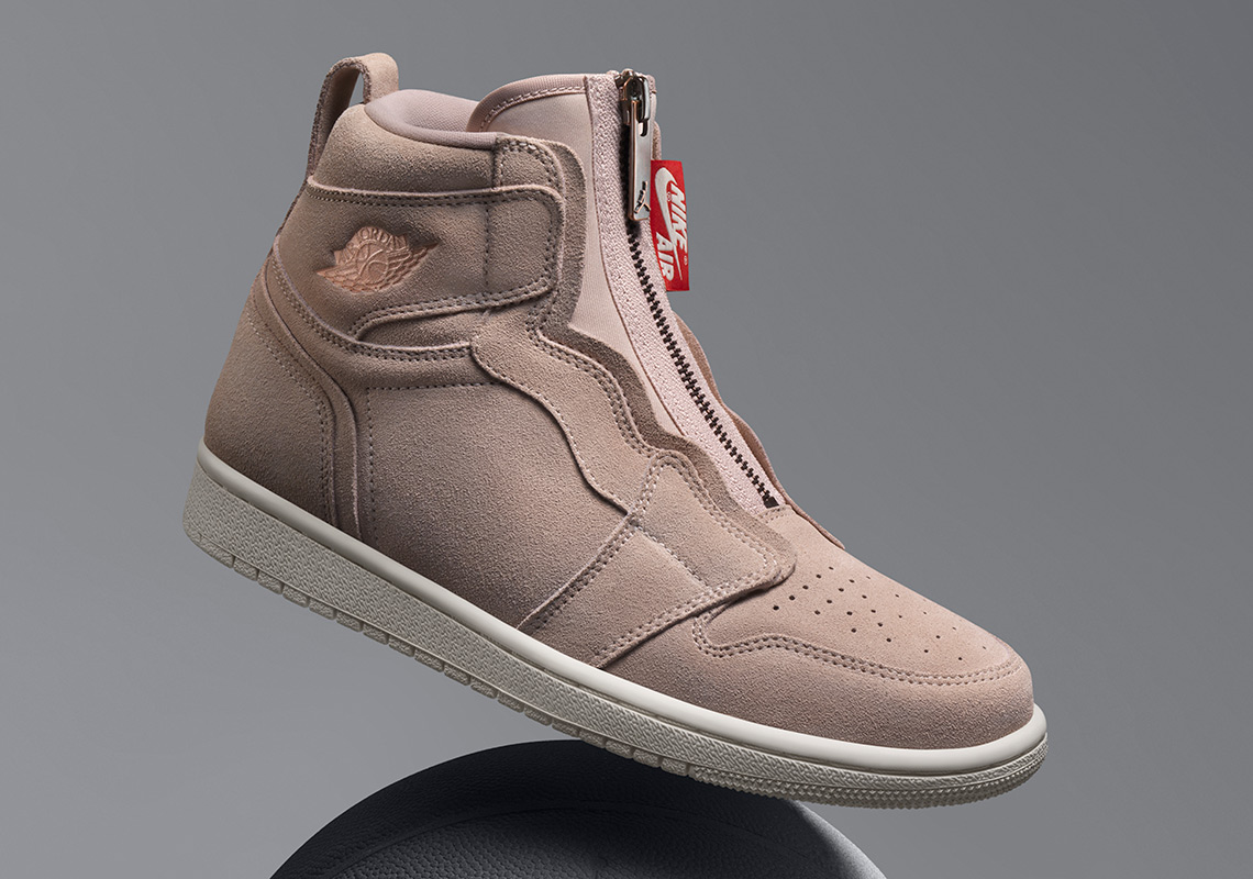 Air Jordan 1 Hi Zip Particle Beige Suede