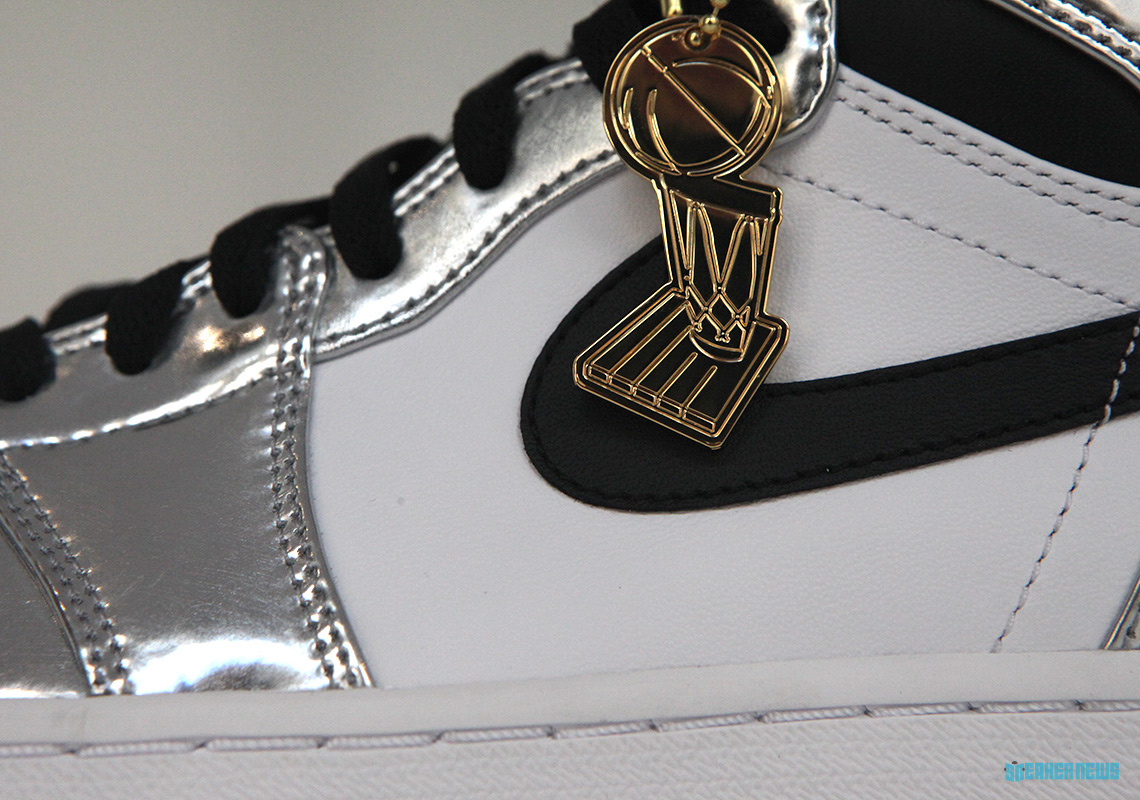 Air Jordan 1 Kawhi Leonard Silver Black 1