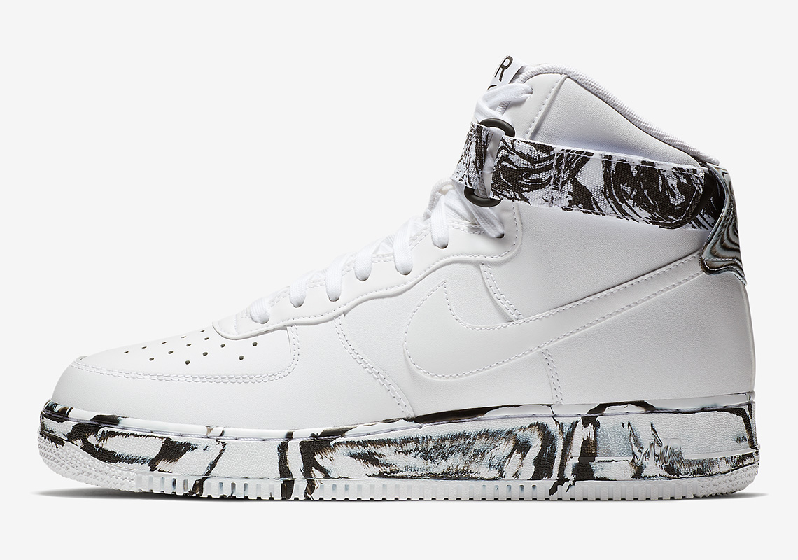 Nike Drops Two Air Force 1 Highs With Dip-Dye Midsoles And Straps