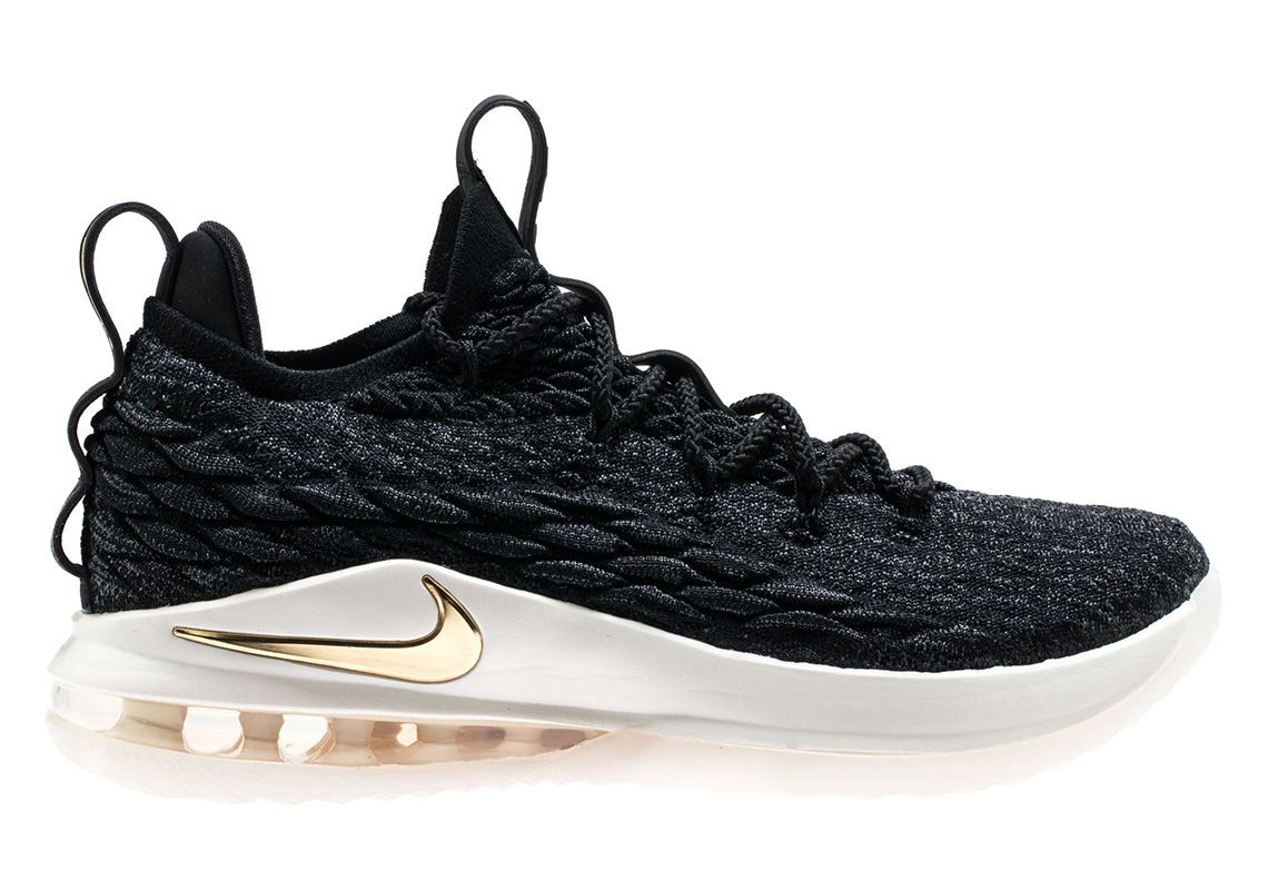Nike Lebron 15 Low Black Gold Ao1755 001 2