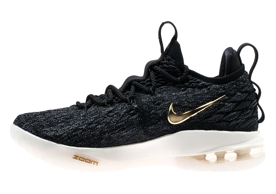 Nike Lebron 15 Low Black Gold Ao1755 001 3