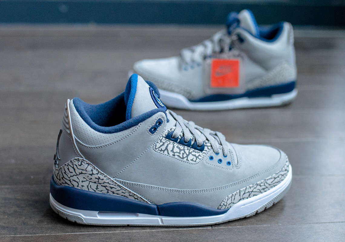 Air Jordan 3 College Pe Georgetown 2