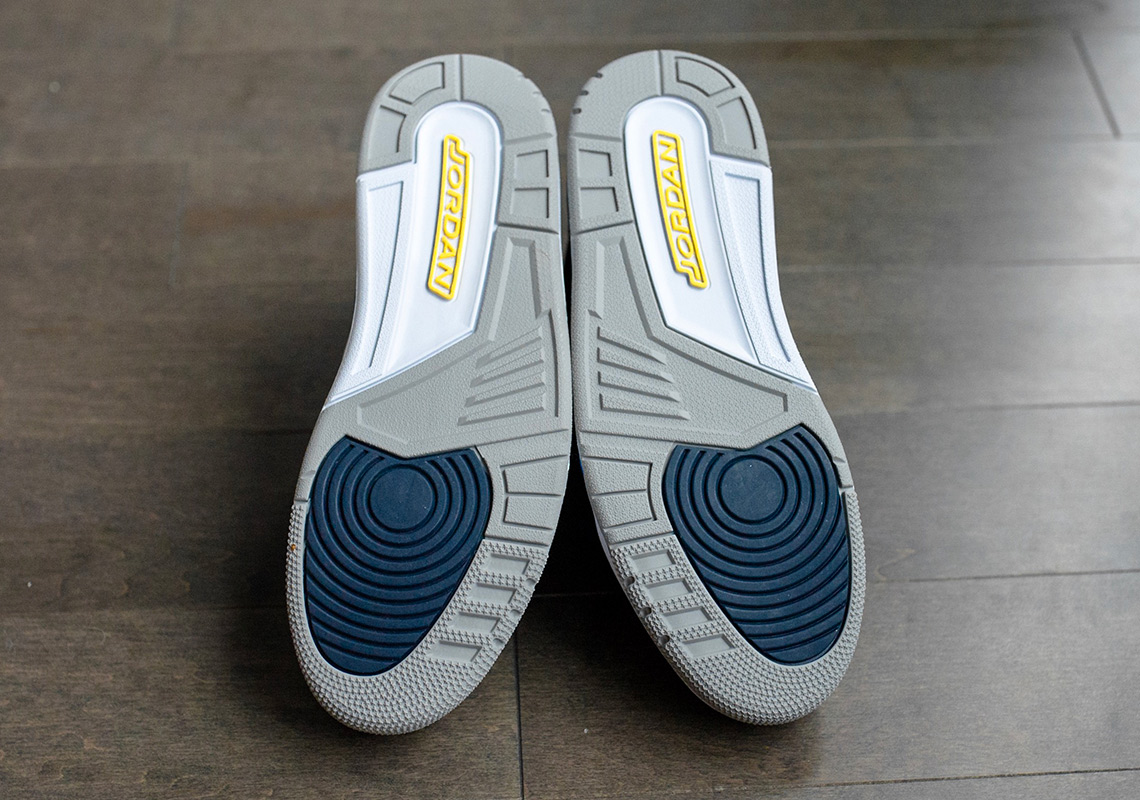 Air Jordan 3 College Pe Michigan 1