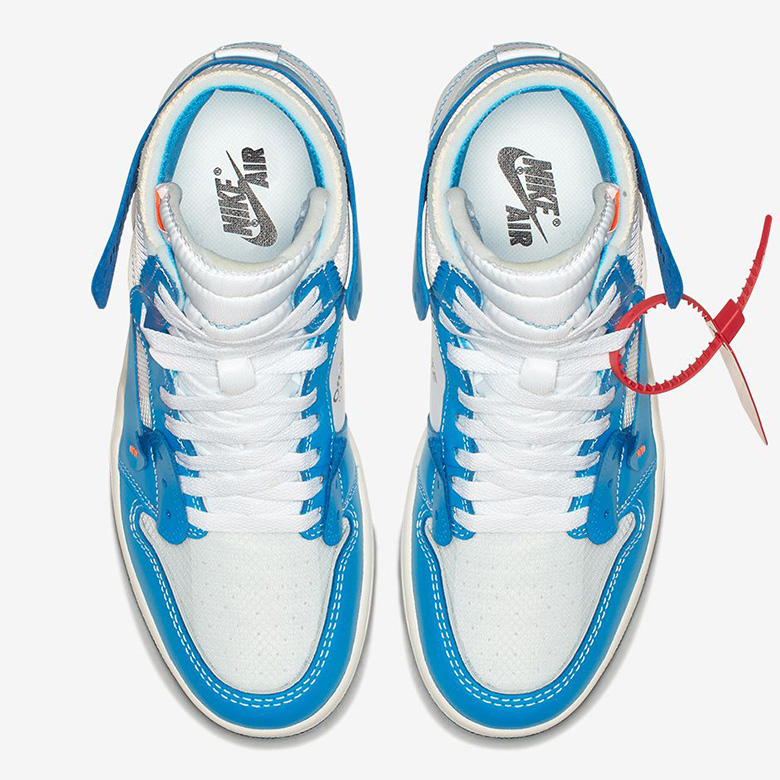 Off White Jordan 1 Unc Official Images 6