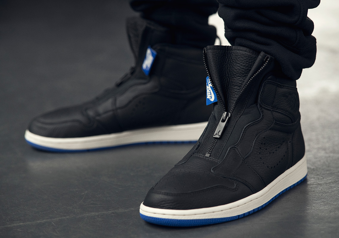 Air Jordan 1 High Zip Black Royal Fall