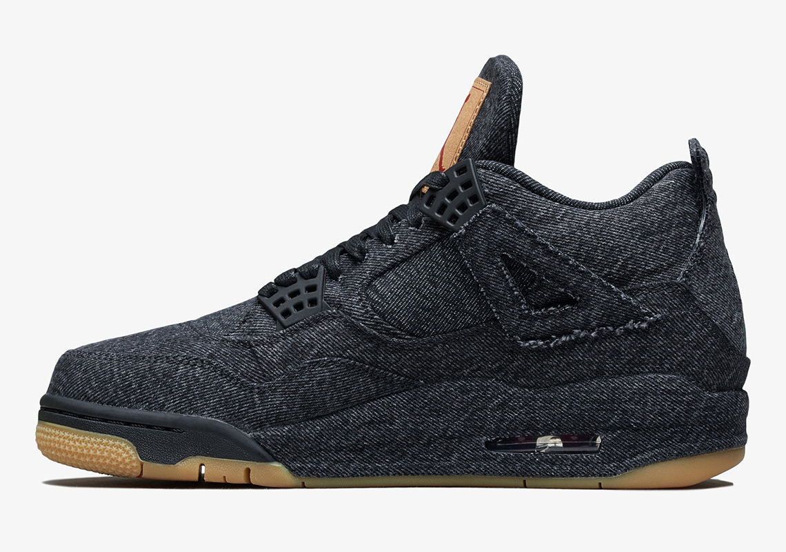 Air Jordan 4 Levis Black Ao2571 001 Official Images 3