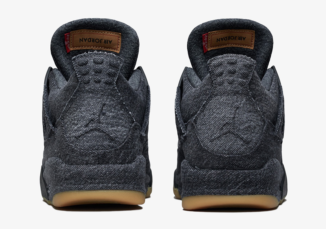 Air Jordan 4 Levis Black Ao2571 001 Official Images 5