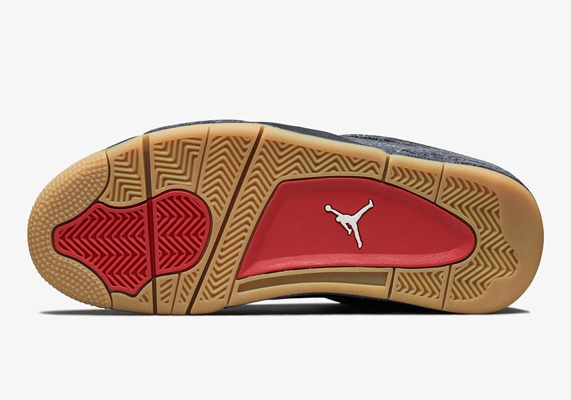 Air Jordan 4 Levis Black Ao2571 001 Official Images 6