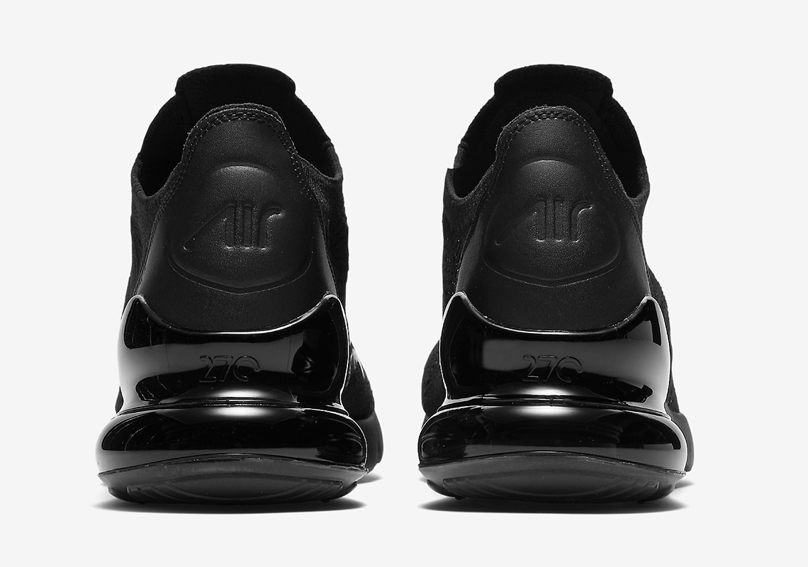 Nike Air Max 27 Flyknit Triple Black Ao1023 005 4
