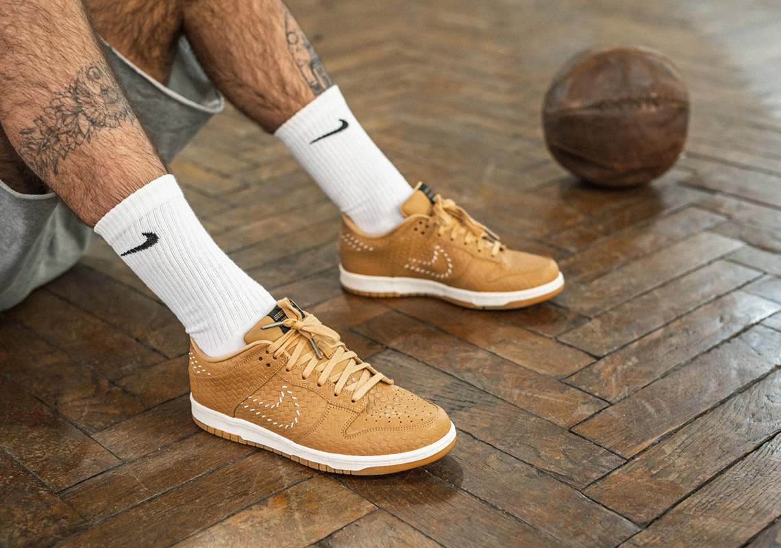 Nike Dunk Low Qs Paris Basketball Court Tan 1