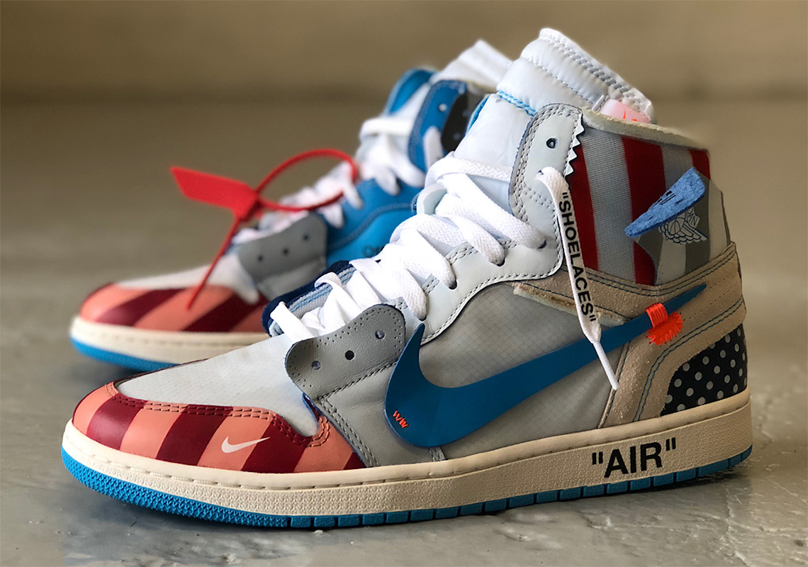 Air Jordan 1 Off White Parra Customs Mache 4