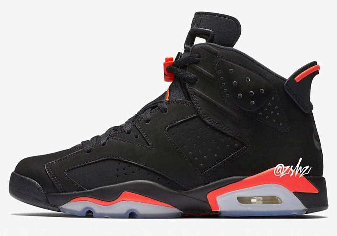 Release Information For The Air Jordan 6 "Black/Infrared" With Nike Air