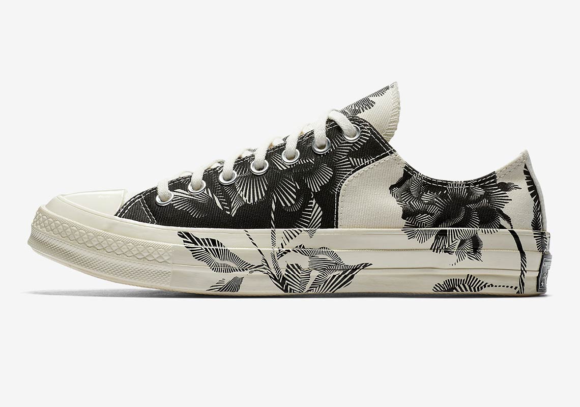 Converse Chuck 70 Low Porcelain Peony Black 1