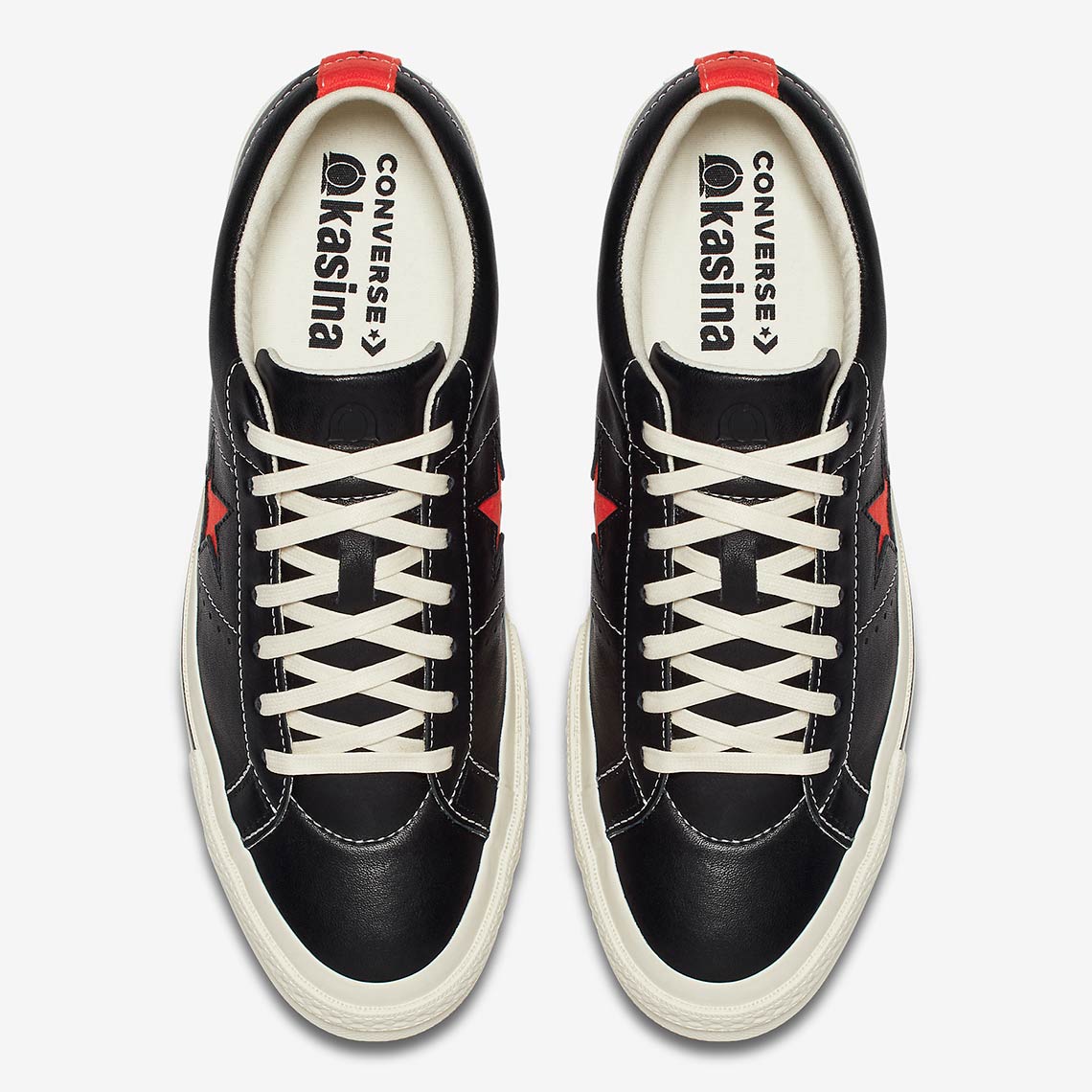 Kasina Converse One Star Black Red 2