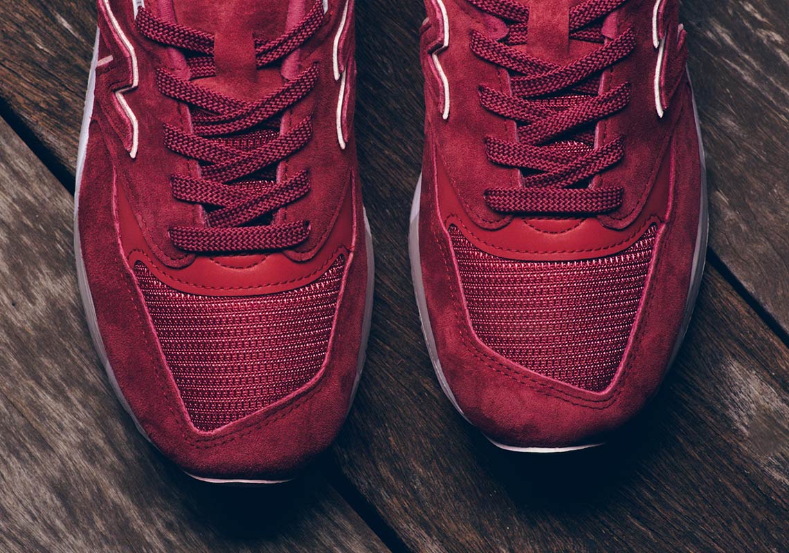 New Balance 998 Red Suede Wmns 6