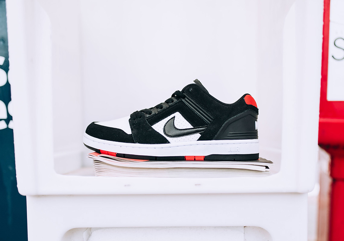 Nike Air Force 2 Black Habanero Red Ao0300 006 1