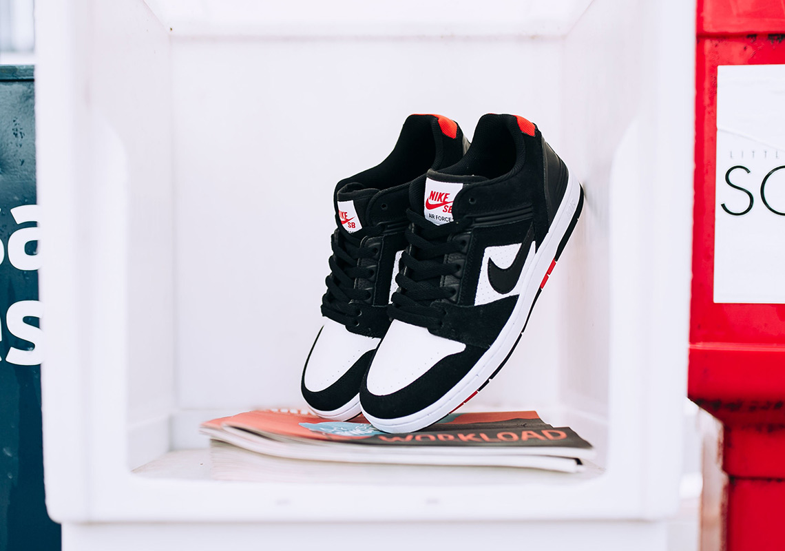 Nike Air Force 2 Black Habanero Red Ao0300 006 4