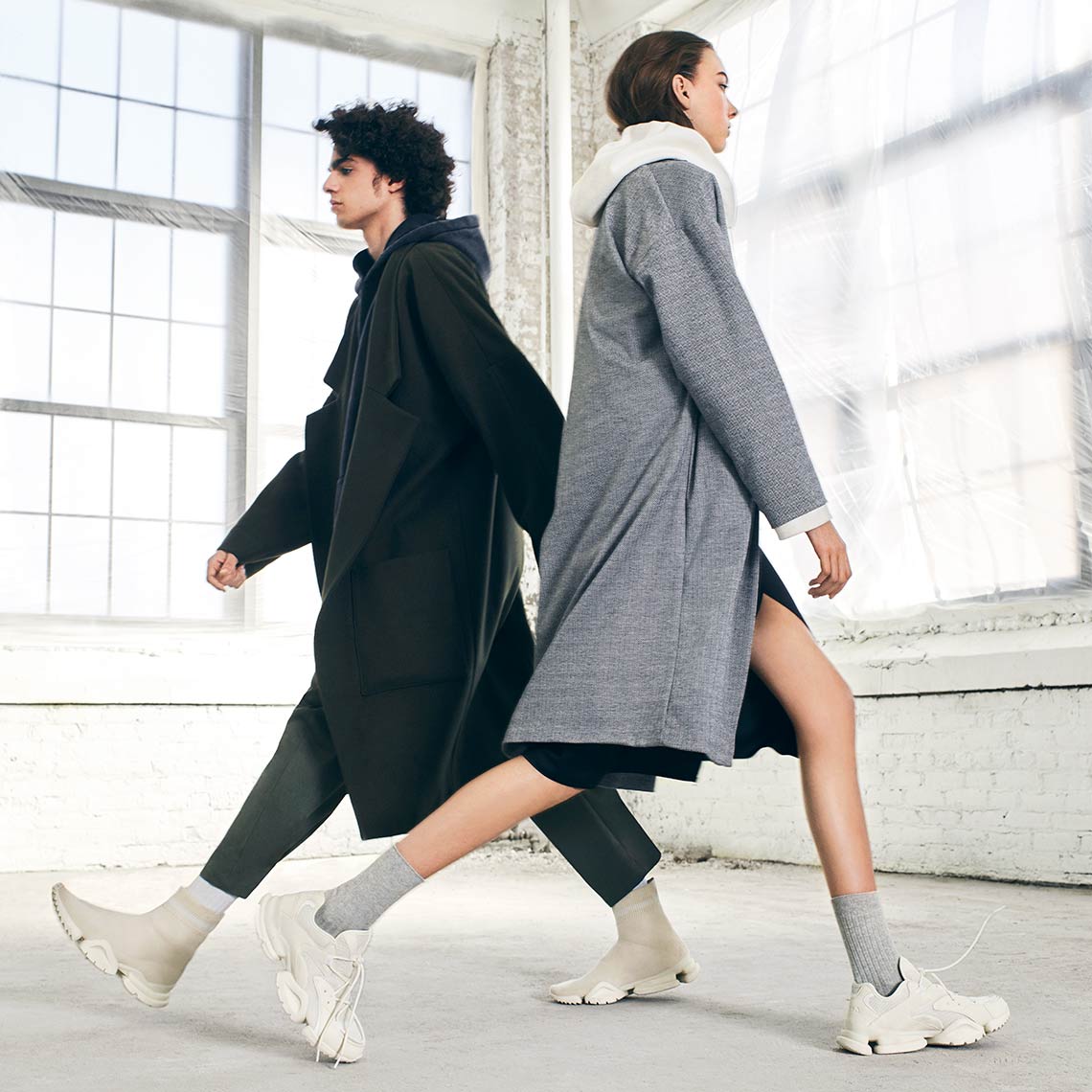 Reebok Run.r Chalk Two Pack