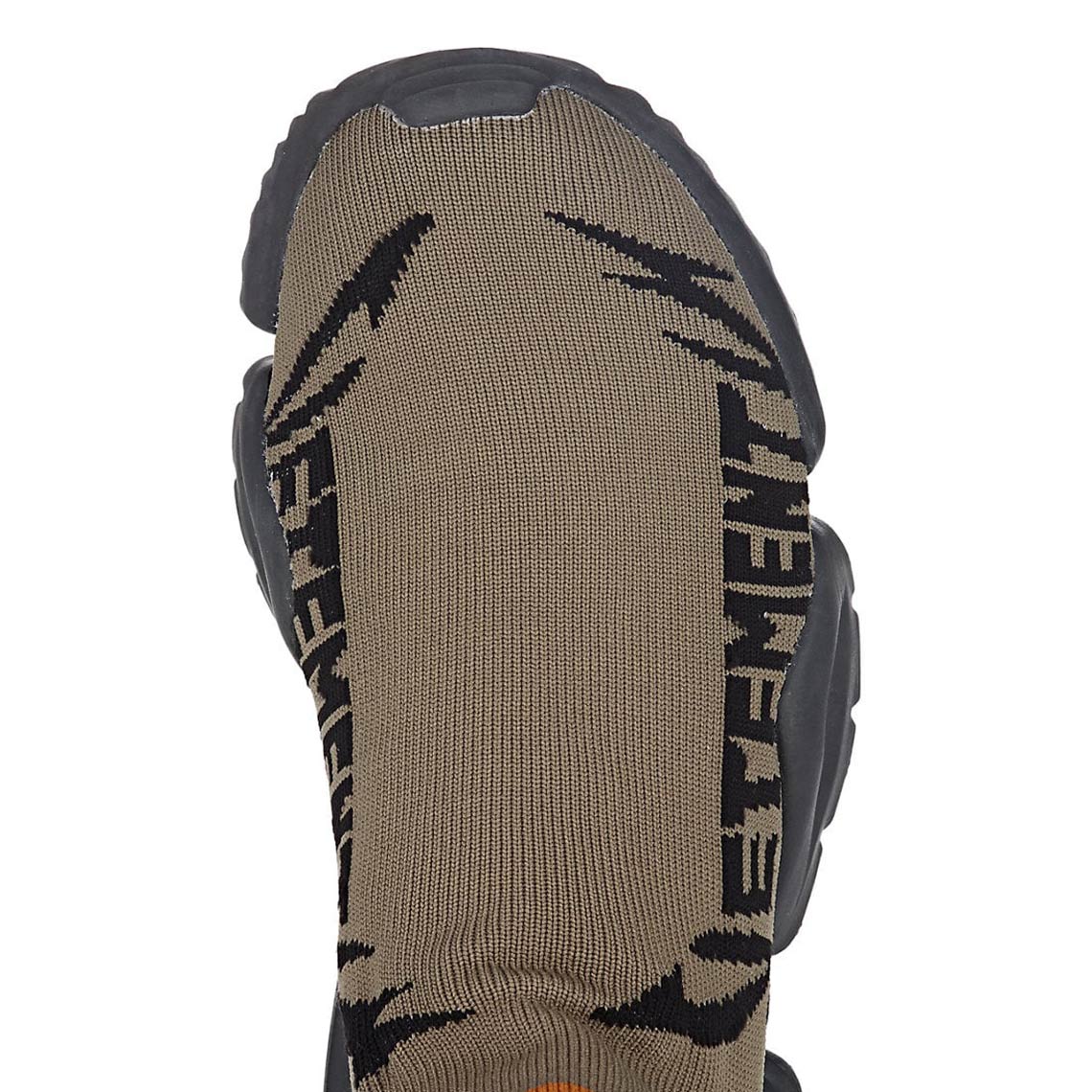 Vetements Reebok Sock Runner Olive Yellow Black 4