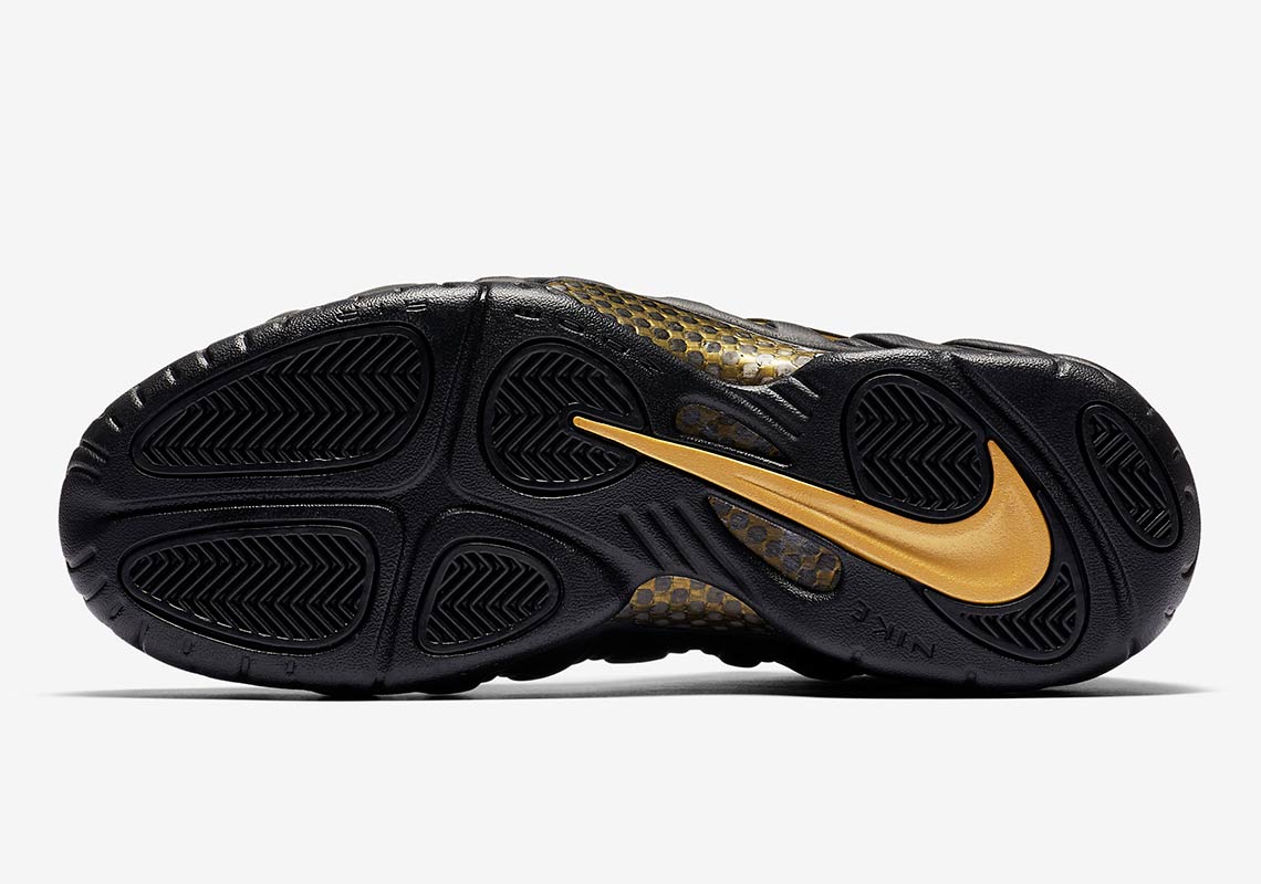 Nike Air Foamposite Pro Black Gold 624041 009 3