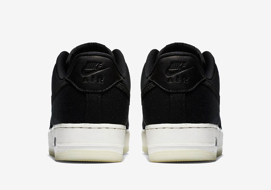 Nike Air Force 1 Low Canvas Black Ah1067 004 4