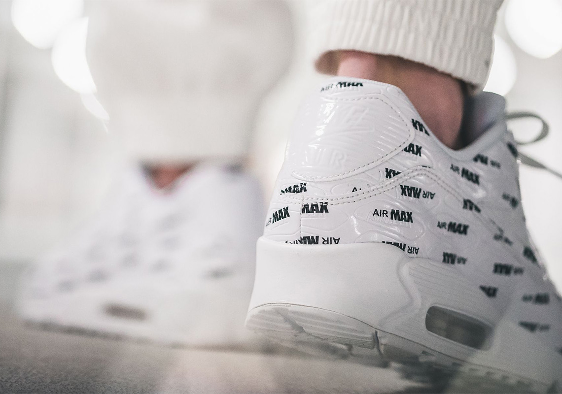 Nike Air Max 90 White Black 700155 103 3