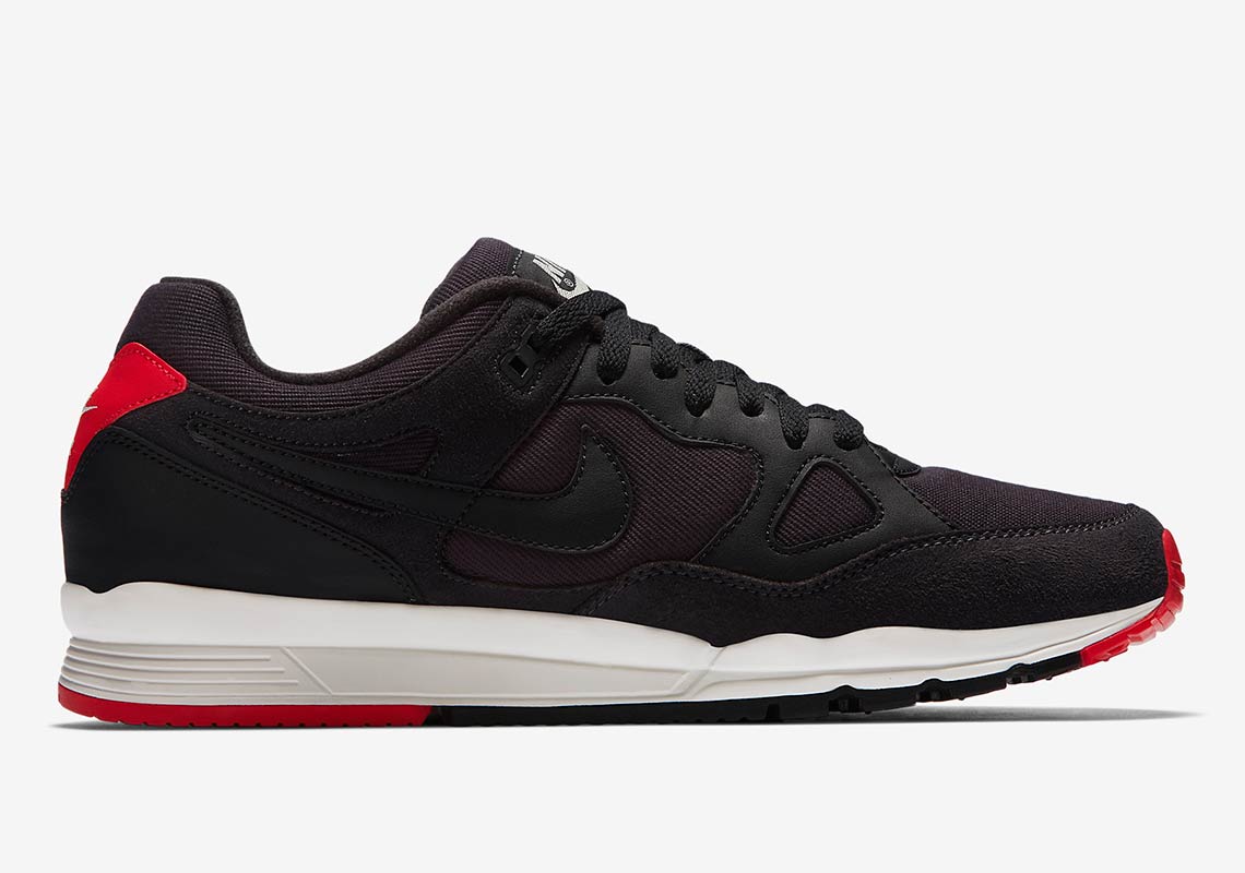 Nike Air Span 2 Black Red Aq3120 002 3