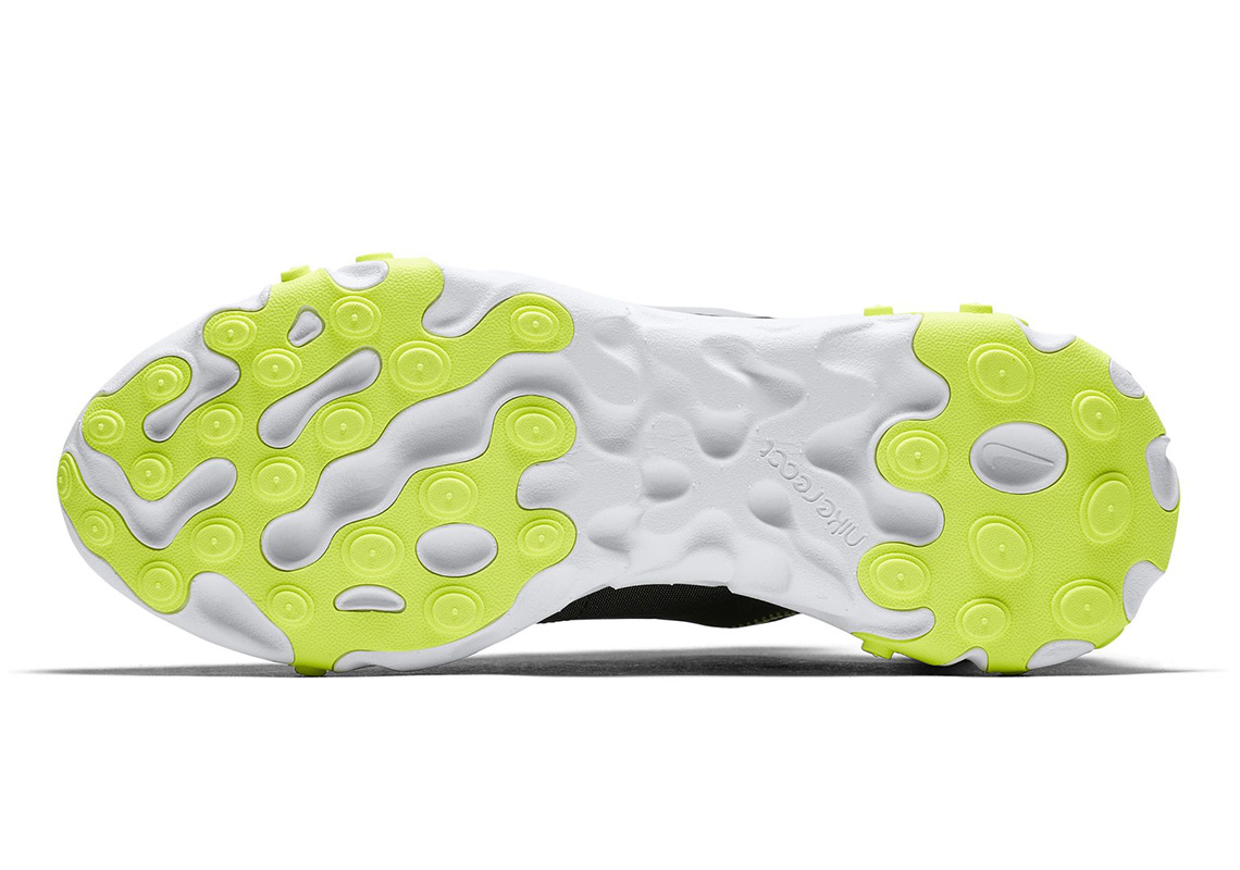 Nike React Element 55 Black Volt Grey 7