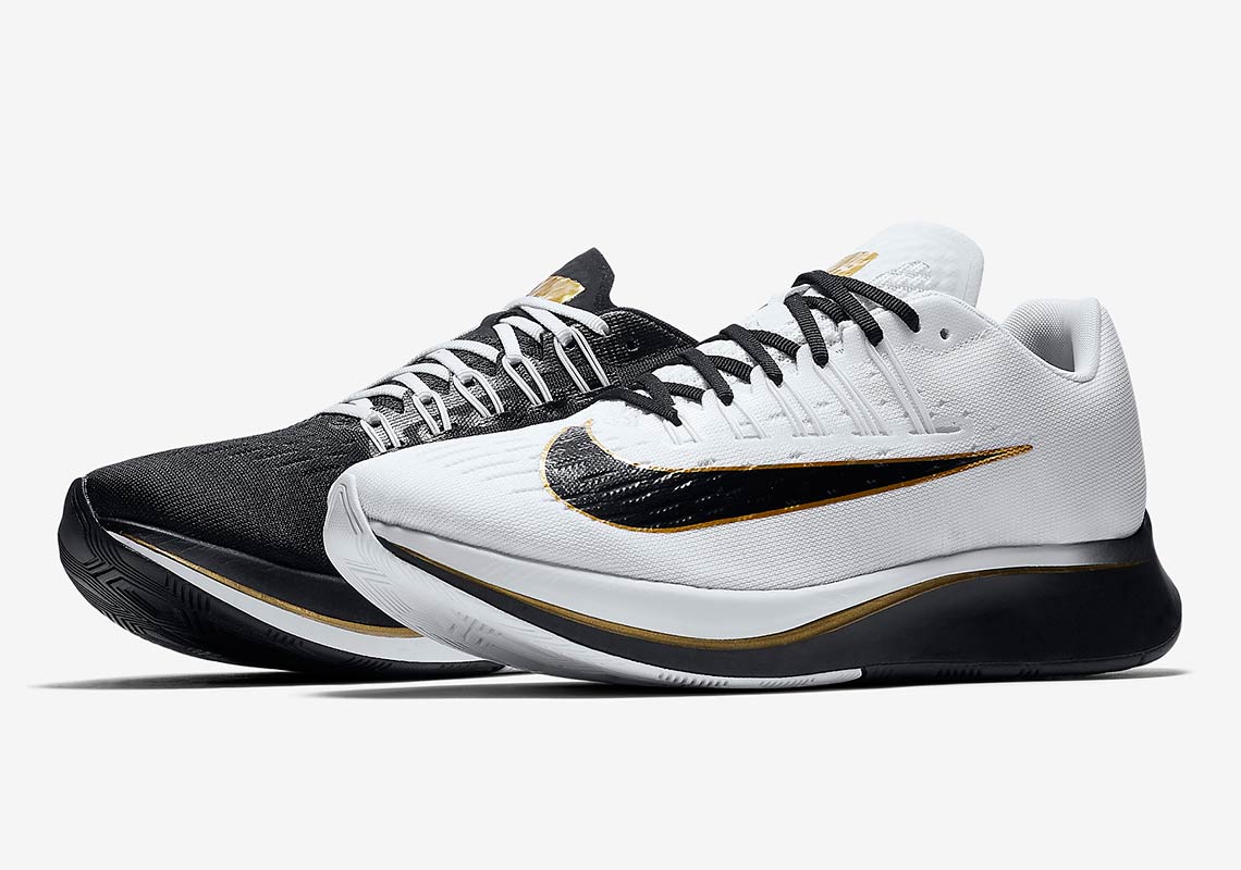 Nike Zoom Fly White Black Gold 880848 006 3