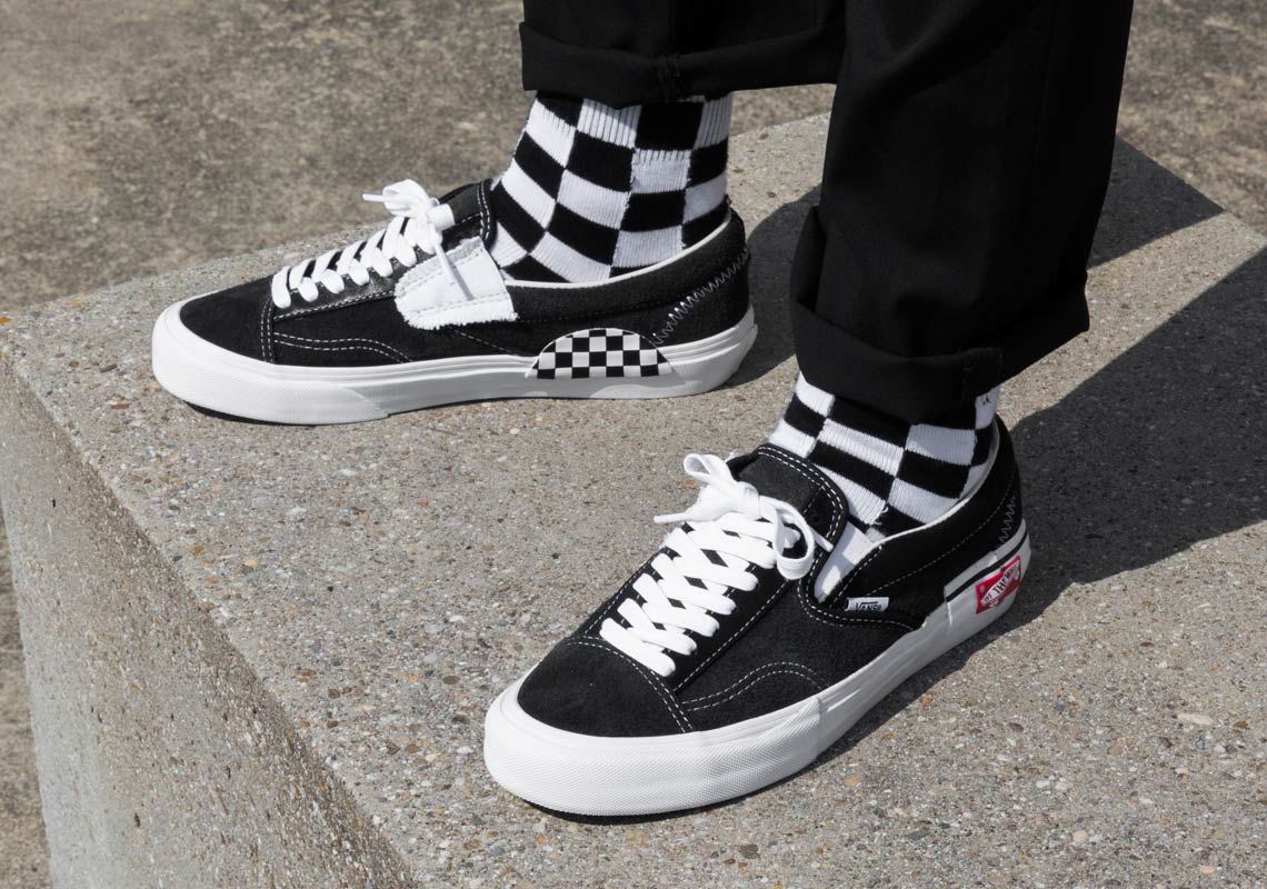 Vans Slip On Deconstructed Black 1