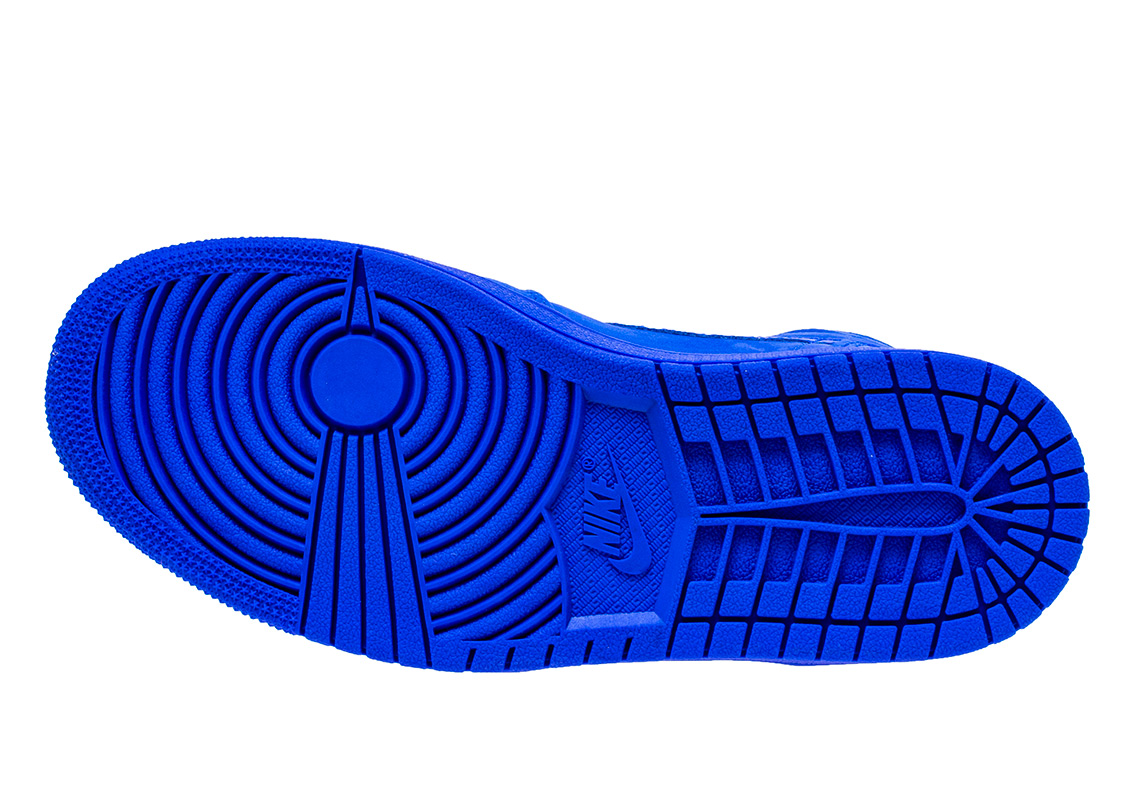 Air Jordan 1 High Premium Blue Suede 4