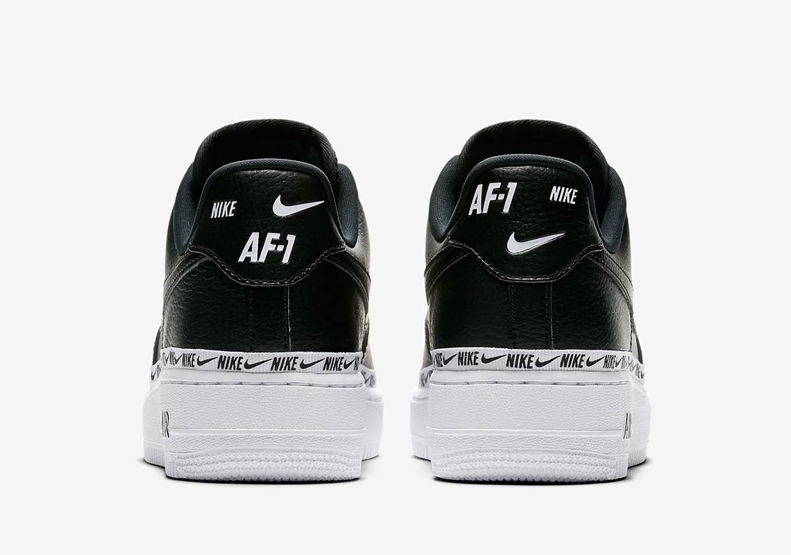 Nike Air Force 1 Womens Black Ah6827 002 4