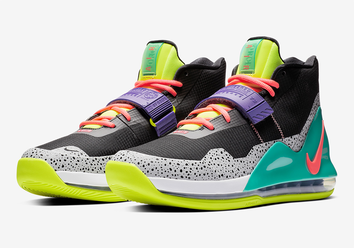Nike Air Force Max “Cement” Features Neon Tones