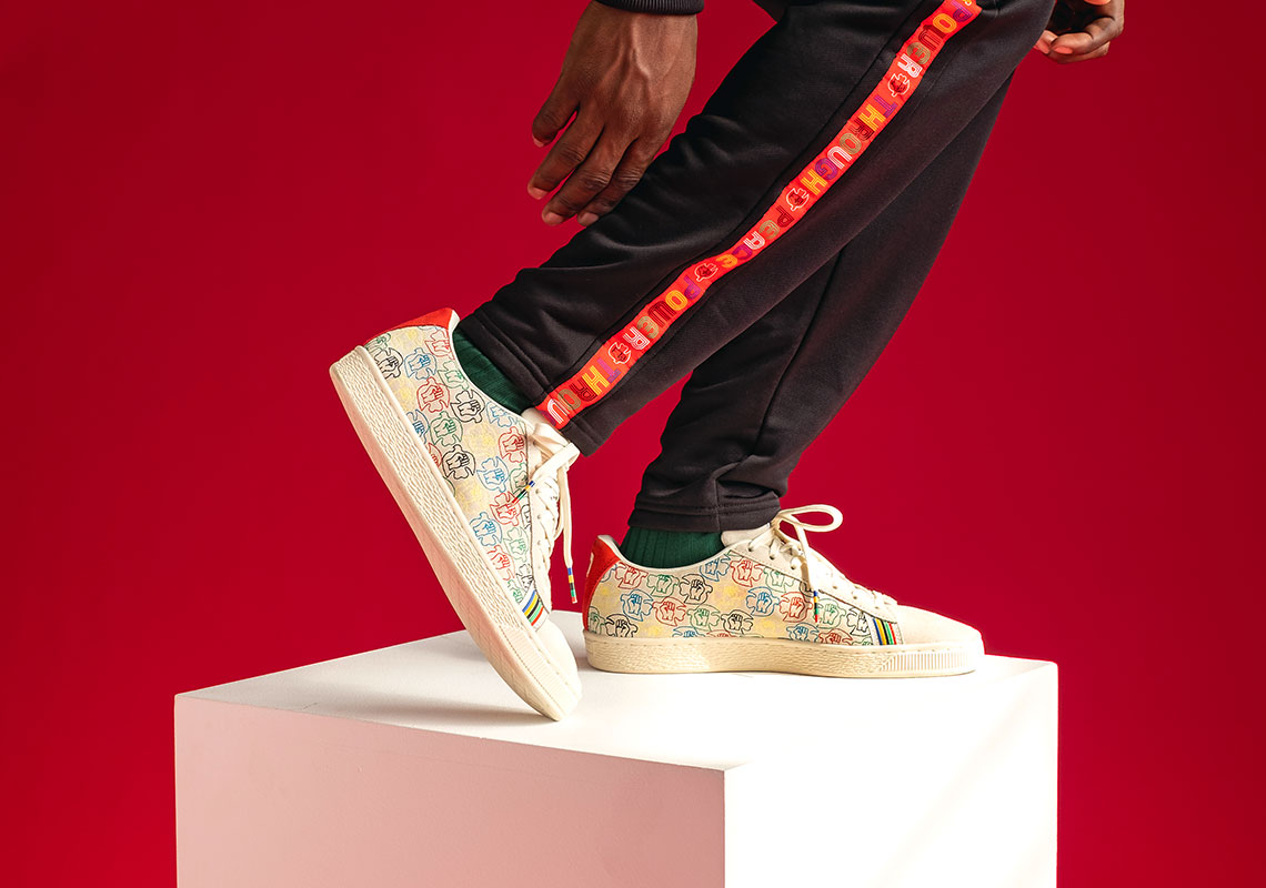 Puma Suede Pwr Thru Peace On Foot 1