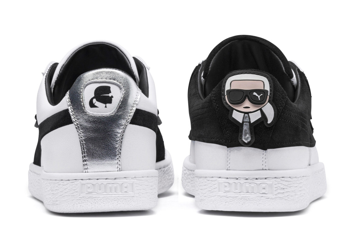 Karl Lagerfeld’s Puma Suede Collaboration Inspired By His Signature Sunglasses And Suits