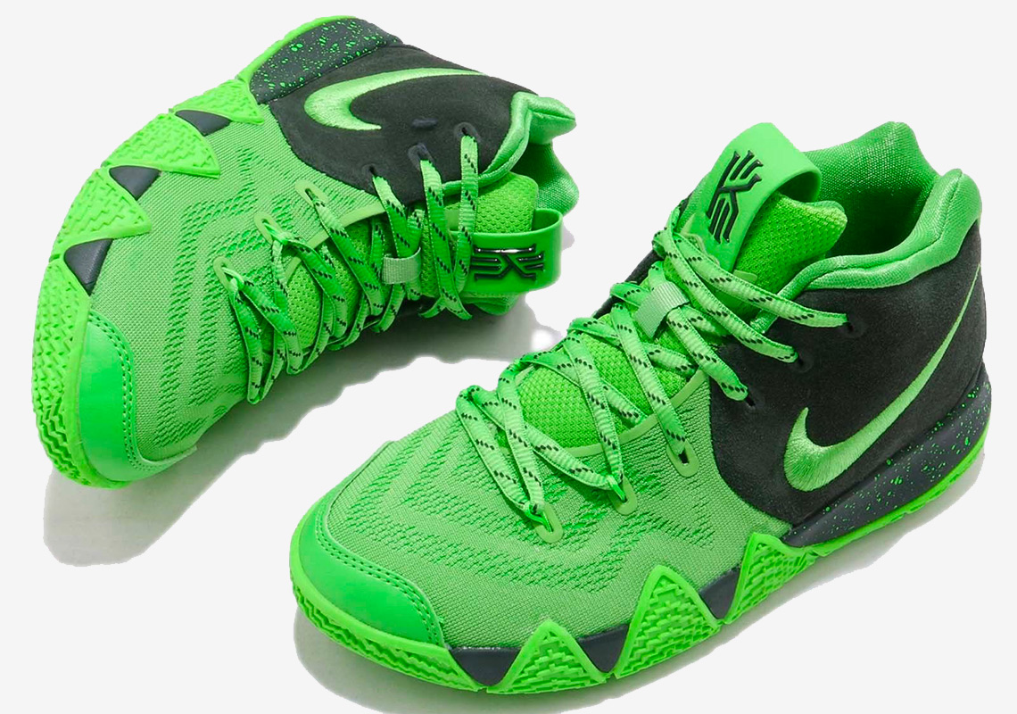 Nike Kyrie 4 "Spinach Green" Releases Exclusively For Kids