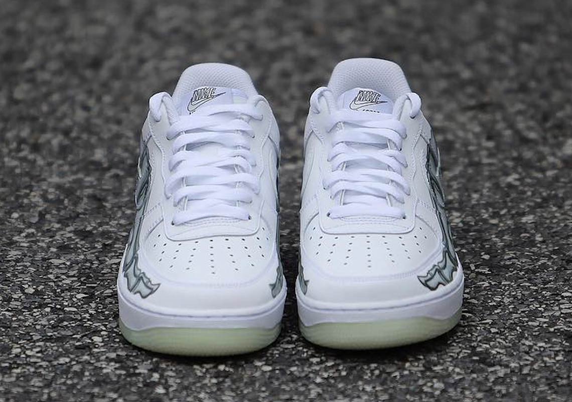 Nike Air Force 1 Low Skeleton White 8