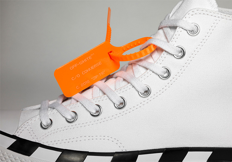 Off White Converse Chuck Taylor White Black Cone Orange Store List 1