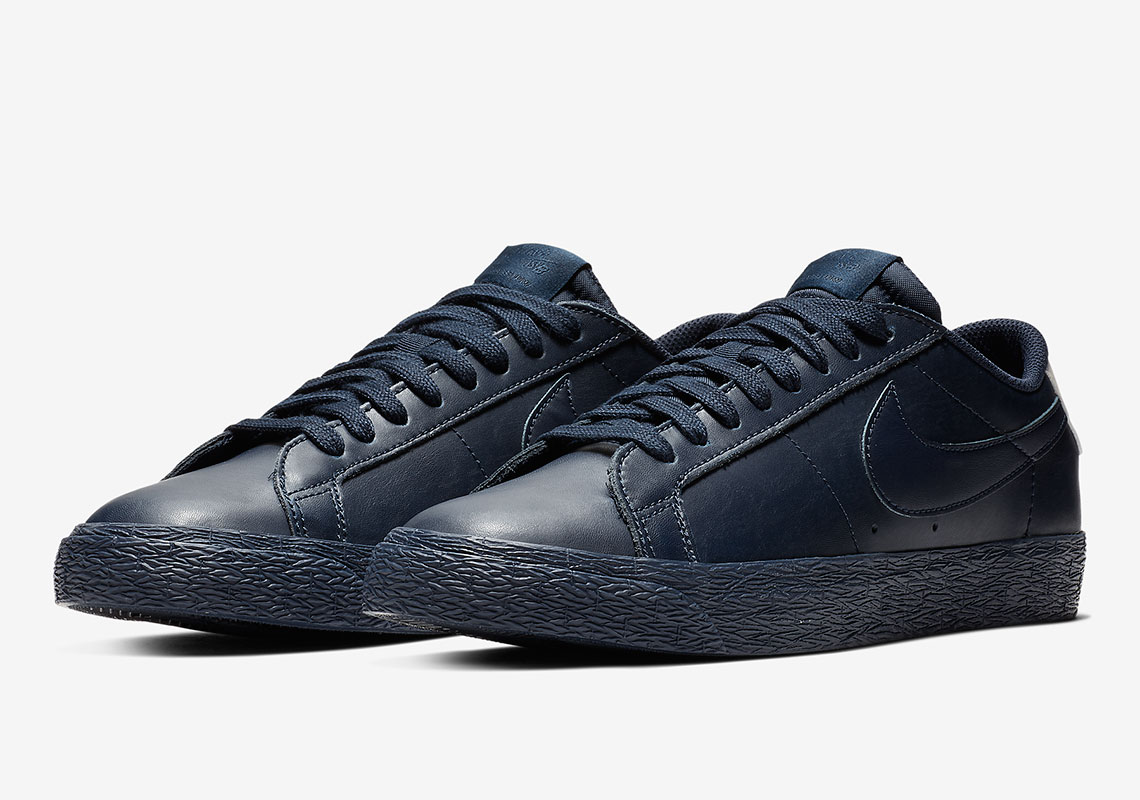 The Nike Blazer Low Arrives In A Tonal Navy