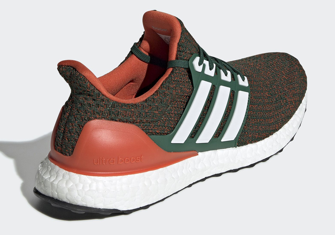 Adidas Ultra Boost Miami Hurricanes Ee3702 5